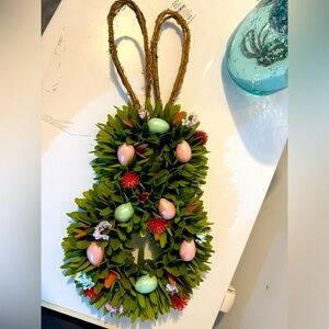 Bunny shaped wreath